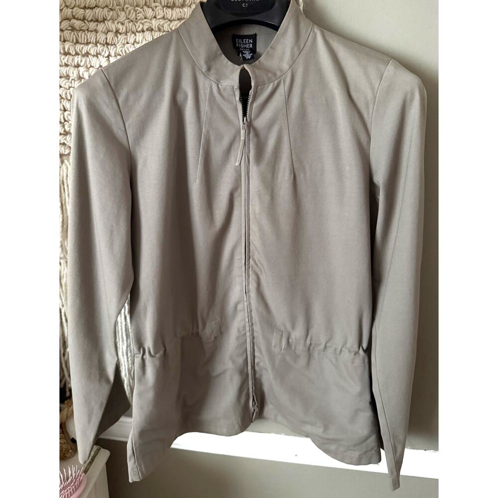 Eileen Fisher Zip Up Jacket Size PS Petite Small
